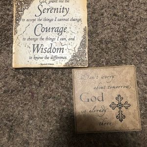 Serenity prayer home decor